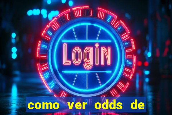 como ver odds de jogos passados